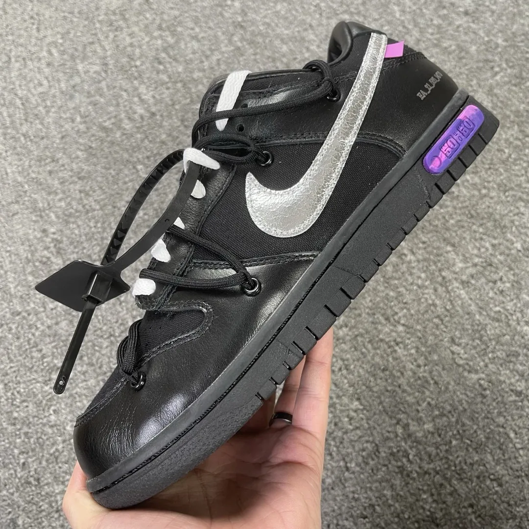 Nike Dunk Low Black Pink Purple The 50 — Photo 4