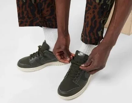 Nike Dunk Low Black White Tops — photo 11
