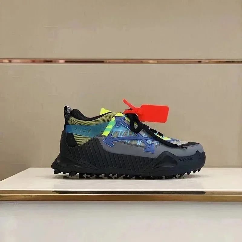Off-White Odsy-1000 Color-Block Platform Low-Top Dad Shoes — Photo 15