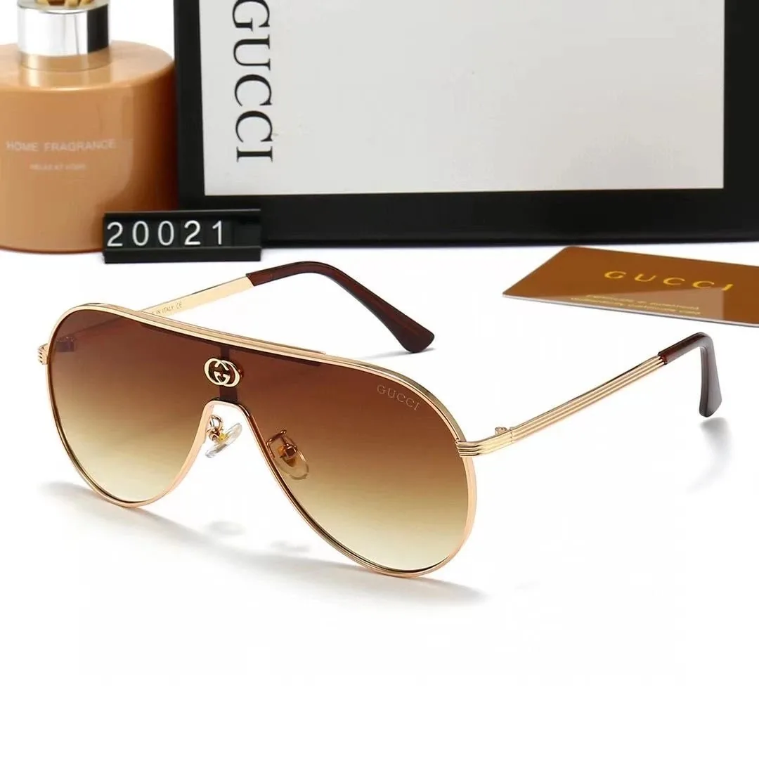 Gucci GG Logo Aviator Sunglasses — QC