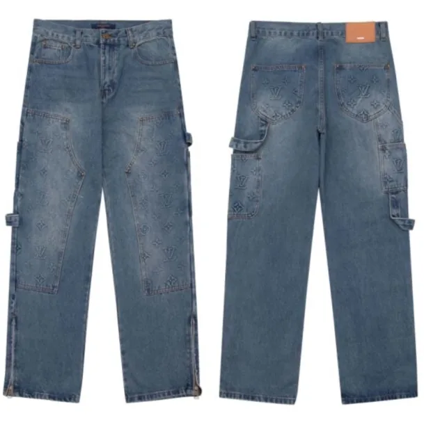 Print Denim Jeans — photo 10