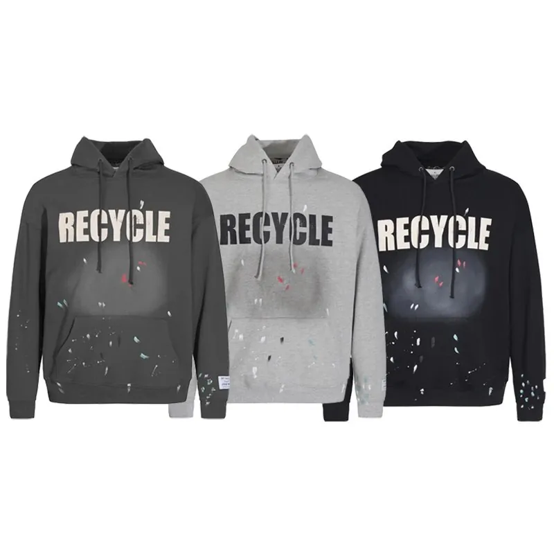 Print Hooded Hoodie — Photo 4