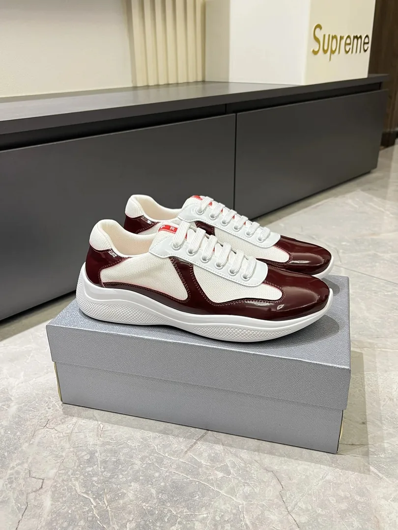 Prada America's Cup Beige Court Sneakers — photo 11