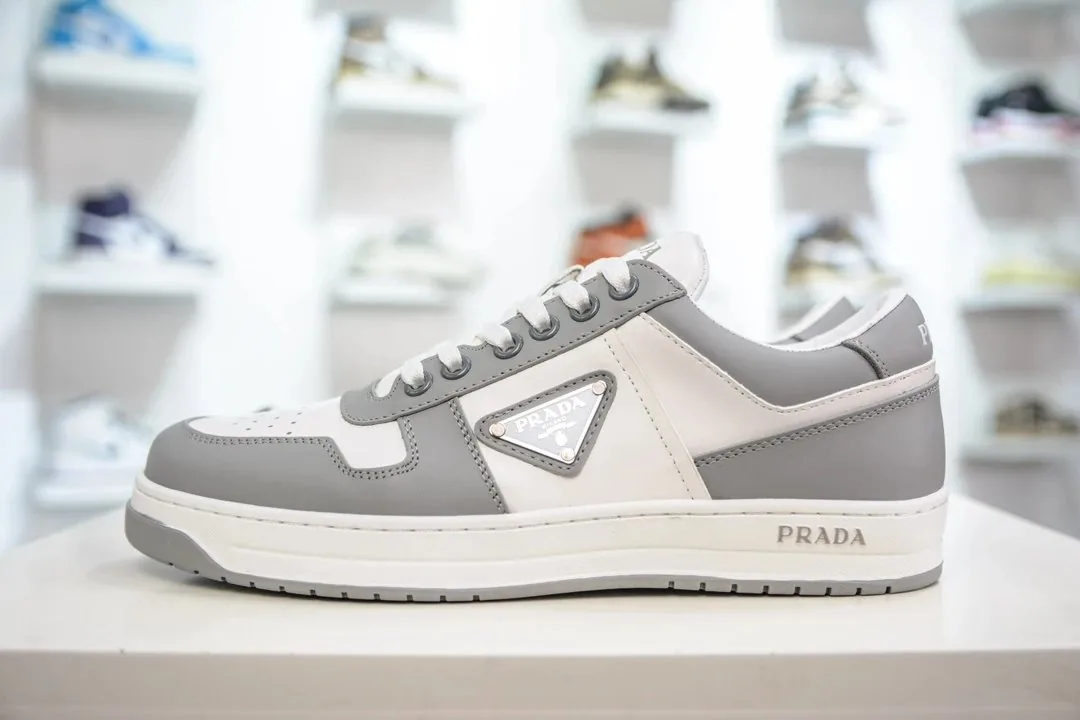 Prada Downtown White Low Sneakers — Photo 8