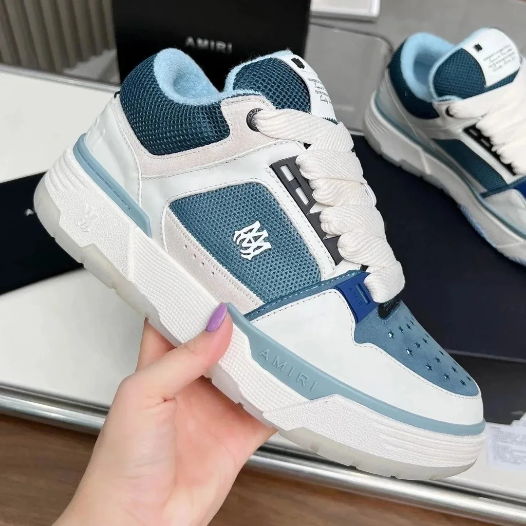 Amiri MA-1 Blue White Skate Shoes — QC