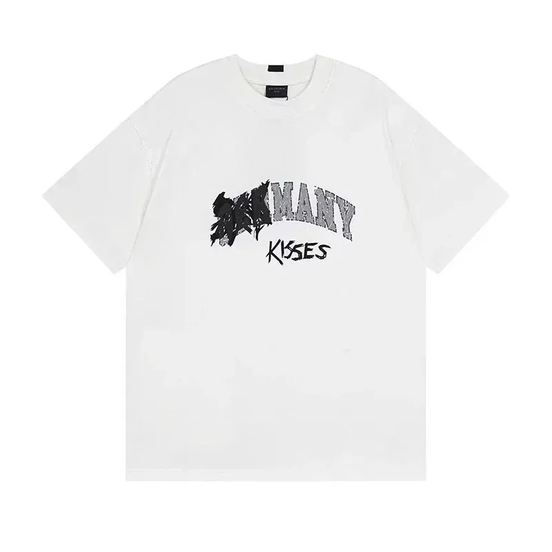 Balenciaga Logo Print Washed T-Shirt — photo 11