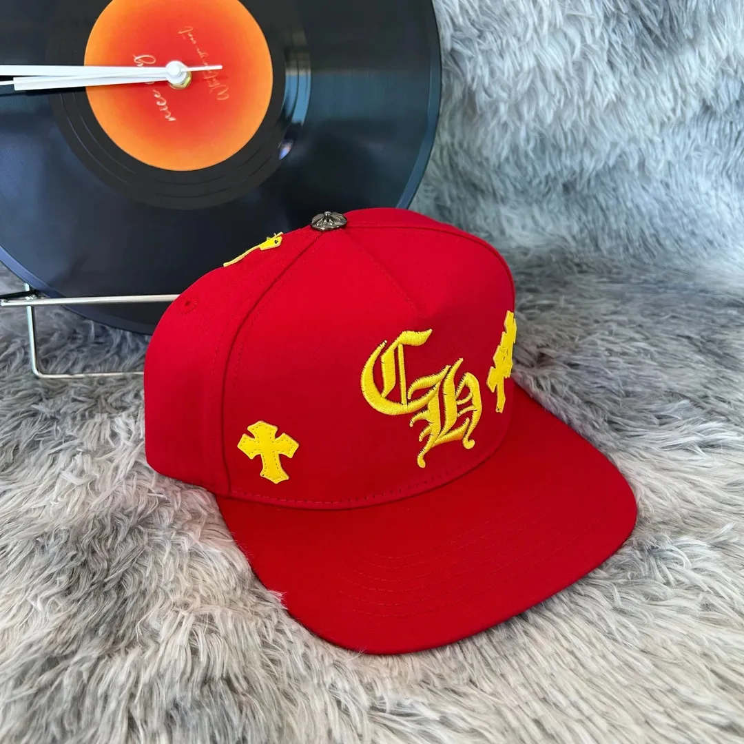 Embroidered Print Baseball Cap — Photo 14