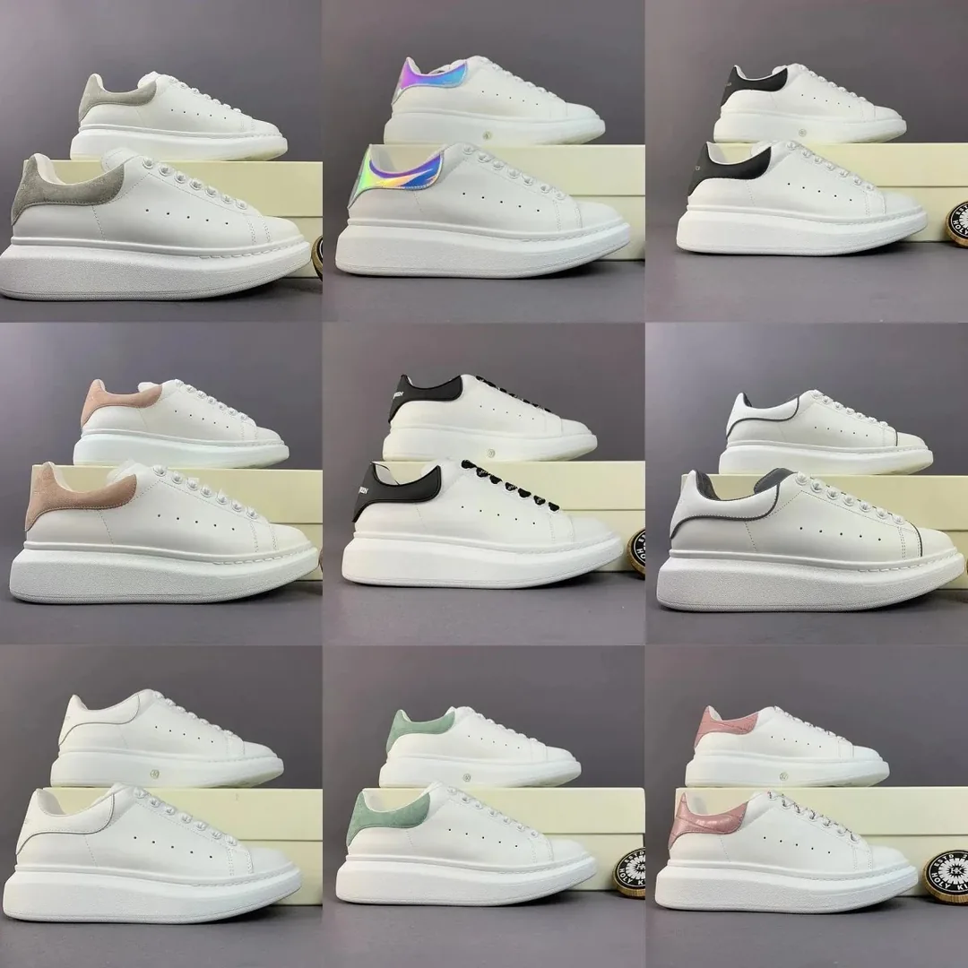 Alexander McQueen Oversized Sneaker White Platform Trainers