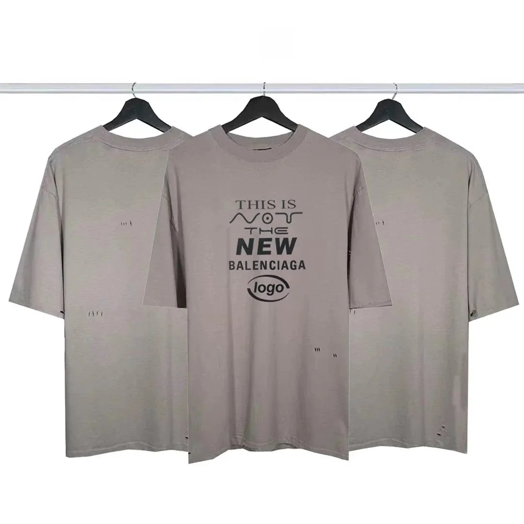 Balenciaga Split Logo Print T-Shirt Collection — QC