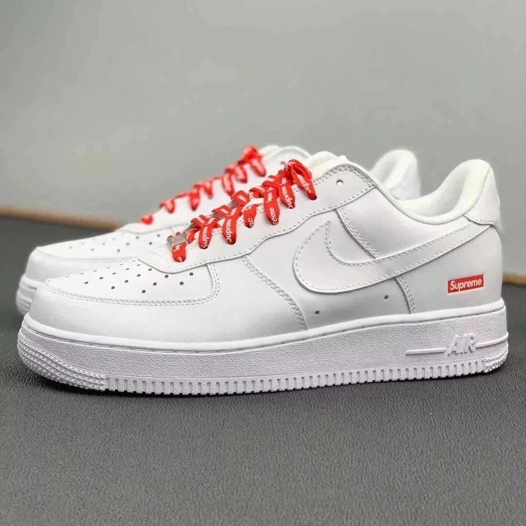 Nike Air Force 1 White Lace-Up Trainers — QC