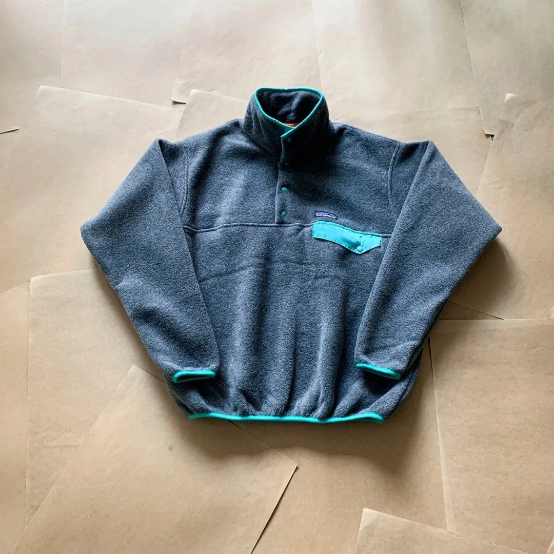 Patagonia Fleece Snap Pullover Jacket — QC