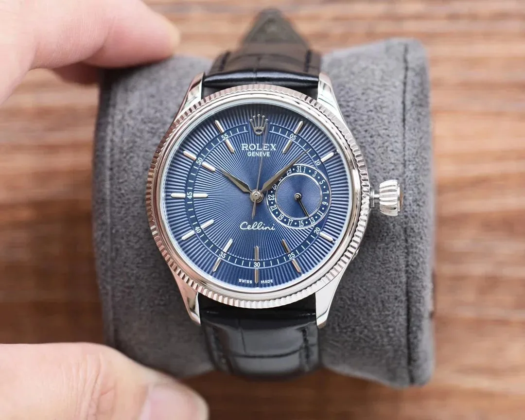 Rolex Cellini Leather Strap Watch — photo 2