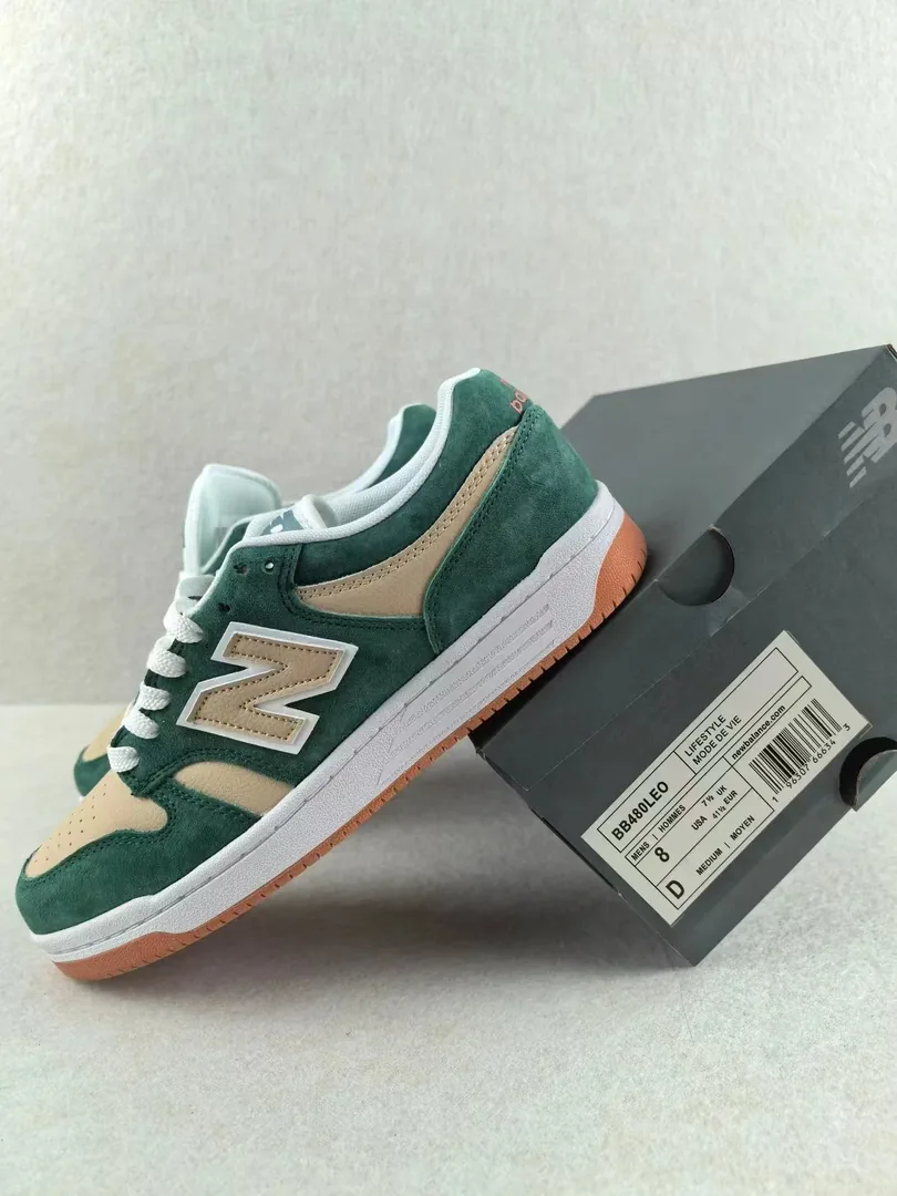 New Balance Numeric 480 Green Camo Skate Shoes — Photo 6