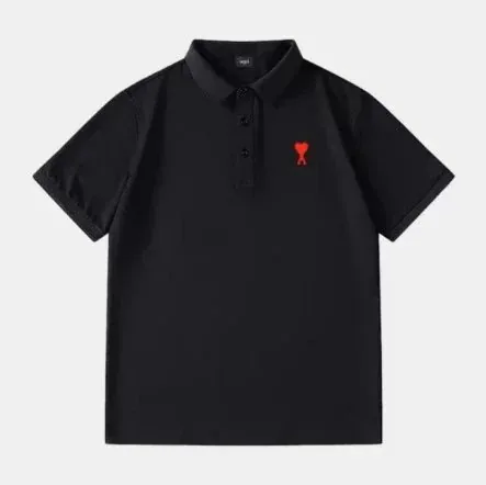 AMI Paris Heart Logo Polo Shirt and Tee Collection — QC