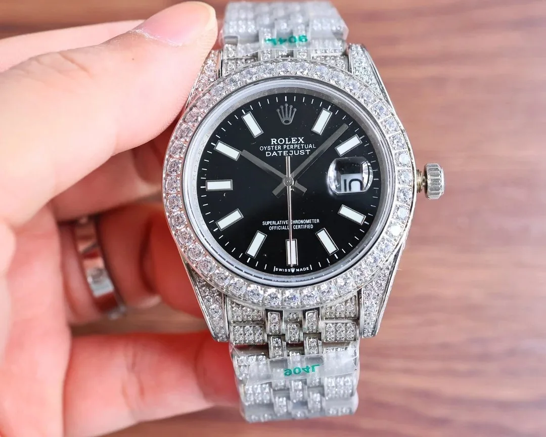 Full Diamond Custom Watch