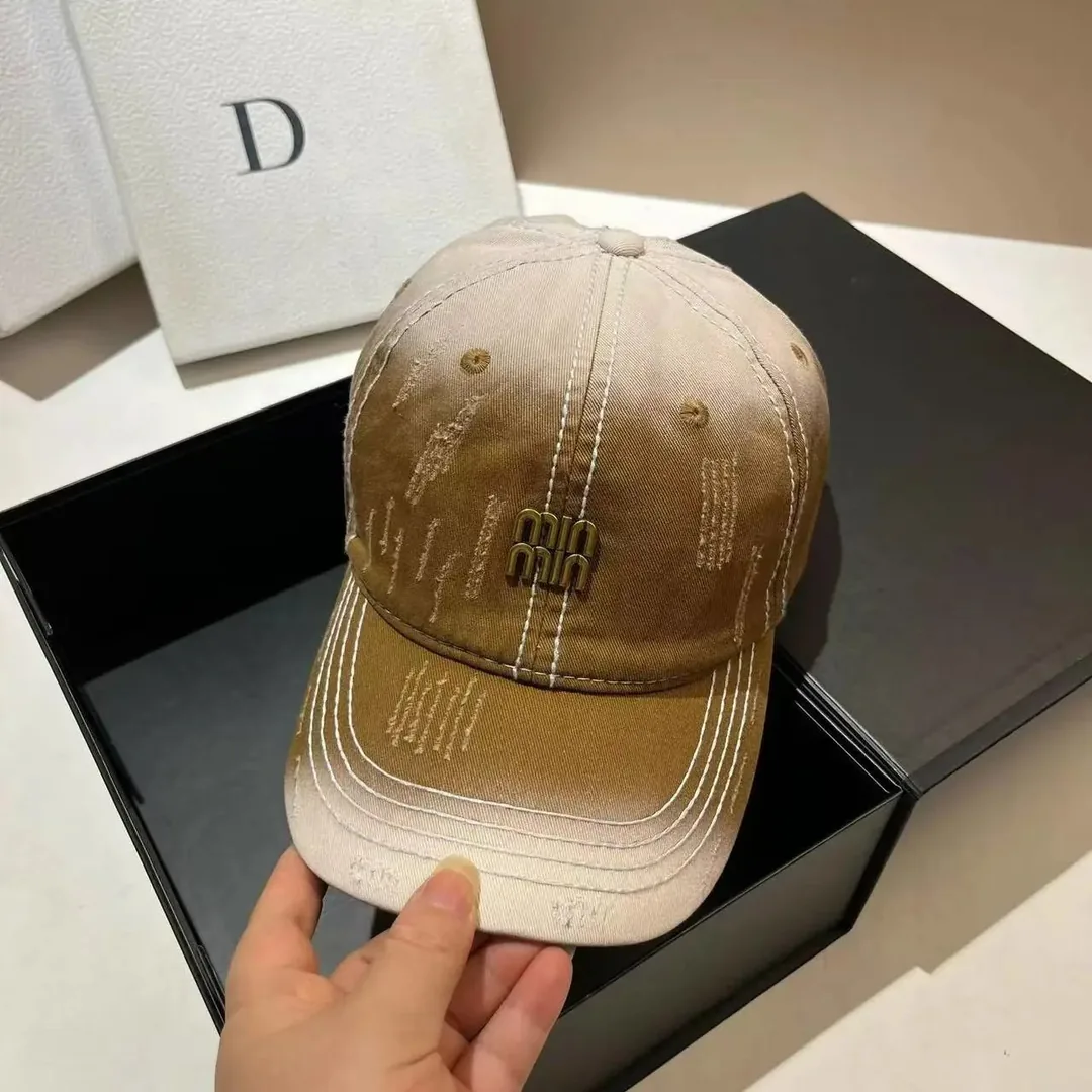 Distressed Denim Cap — QC