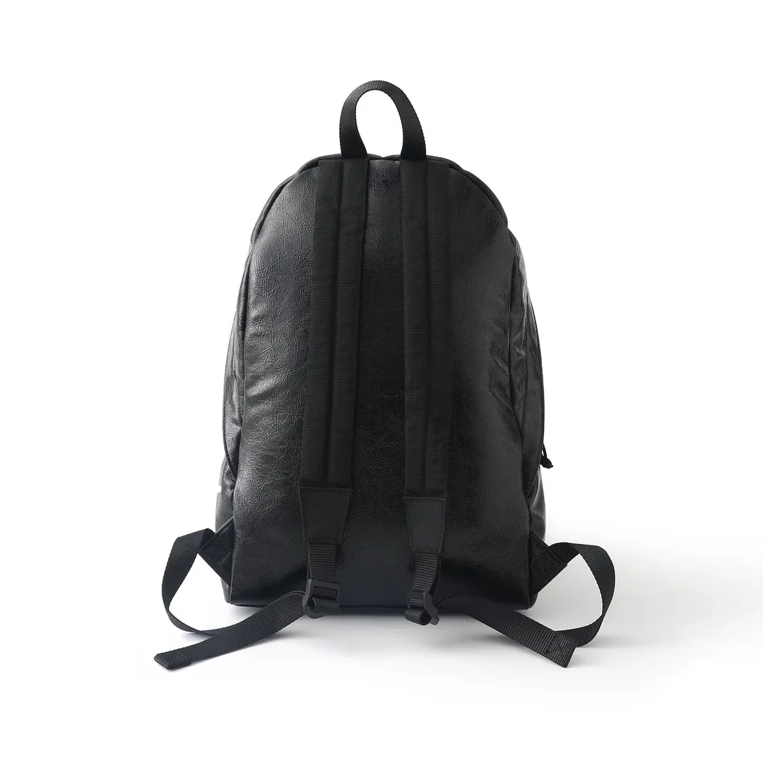 Balenciaga Logo Waxed Leather Backpack — photo 5