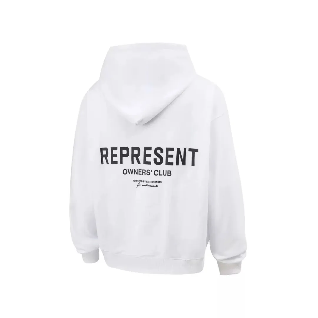 Represent Logo Print Hooded Hoodie — Photo 2