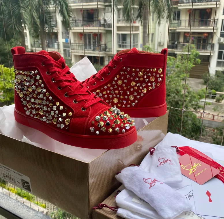 Christian Louboutin Louis High-Top Black High-Tops — Photo 15