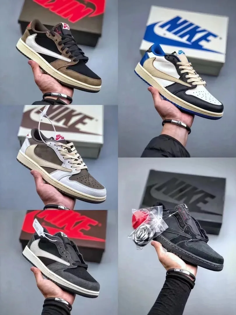 Jordan 1 Low Travis Scott Top Basketball Shoes