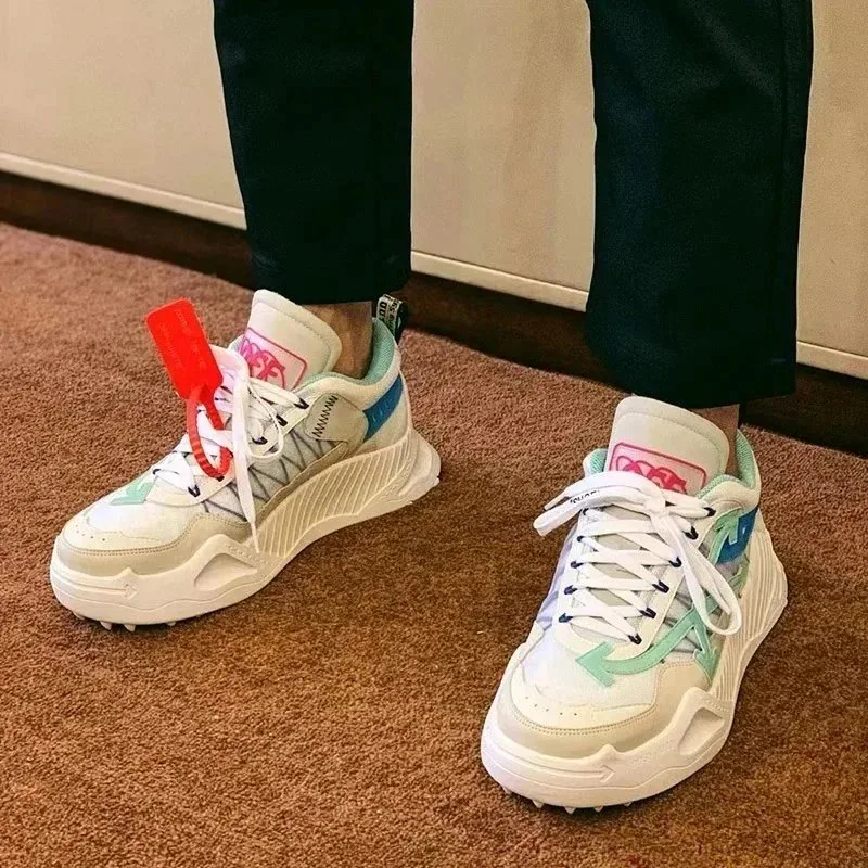Off-White Odsy-1000 Color-Block Platform Low-Top Dad Shoes — Photo 3