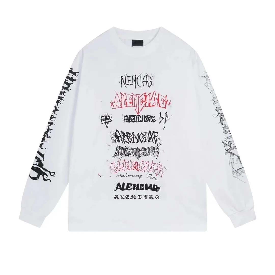 Balenciaga Dragon Year Print Long-Sleeve Tee — Photo 12