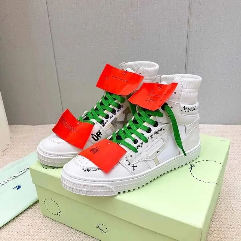 Off-White Off-Court 3.0 White High-Top Lace-Up Sneakers