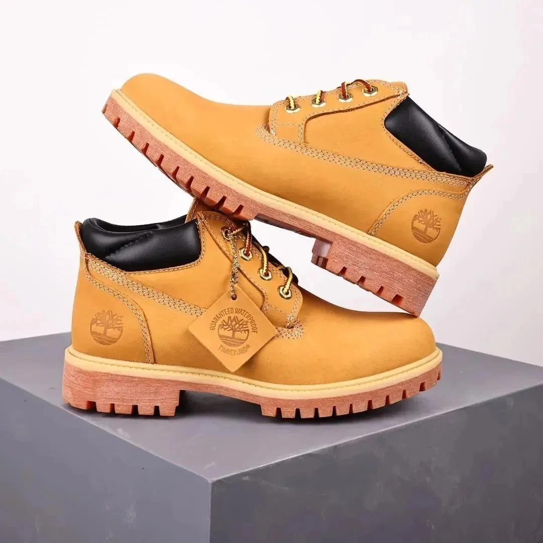 Timberland 6-Inch Premium Boot Wheat Lace-Up Boots — QC