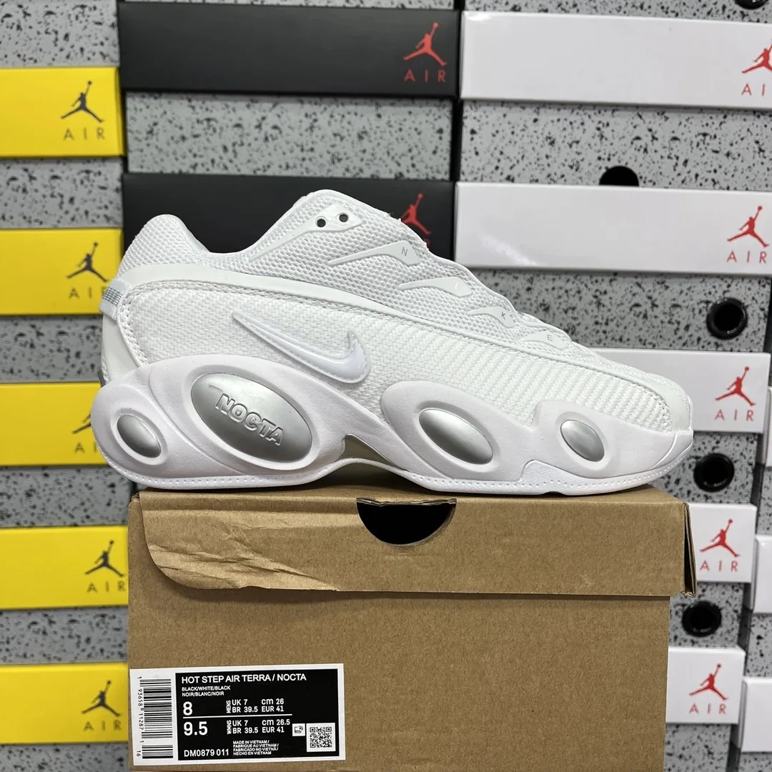 Nike White Grey Glide Basketball Shoes