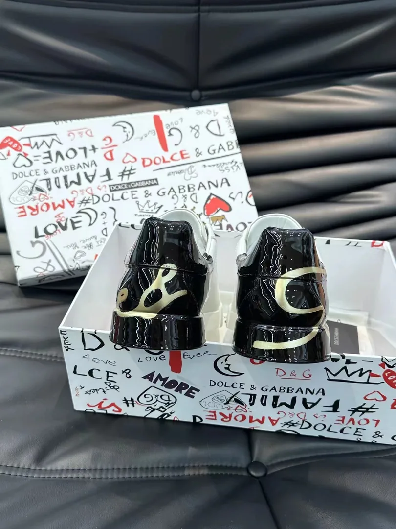 Dolce & Gabbana Portofino & Multicolor Graffiti Sneakers — QC