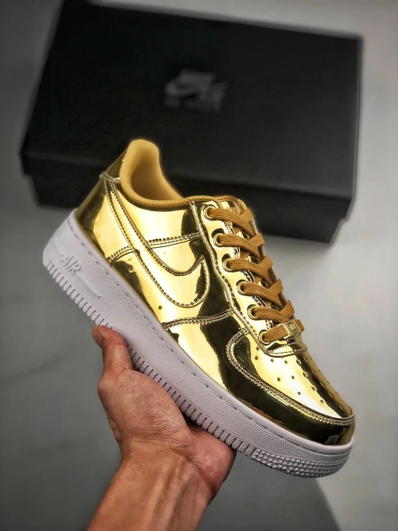 Nike Air Force 1 Lunar Mirror Gold
