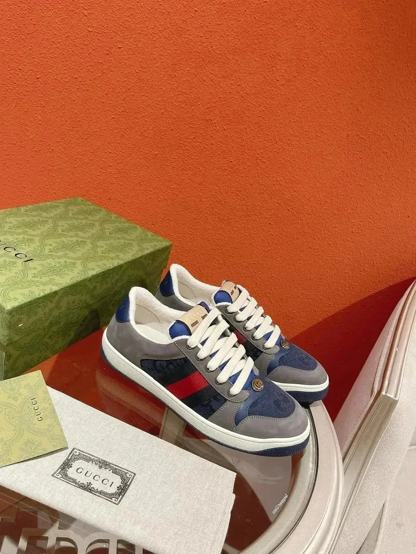 Gucci Screener Brown Skate Shoes — QC