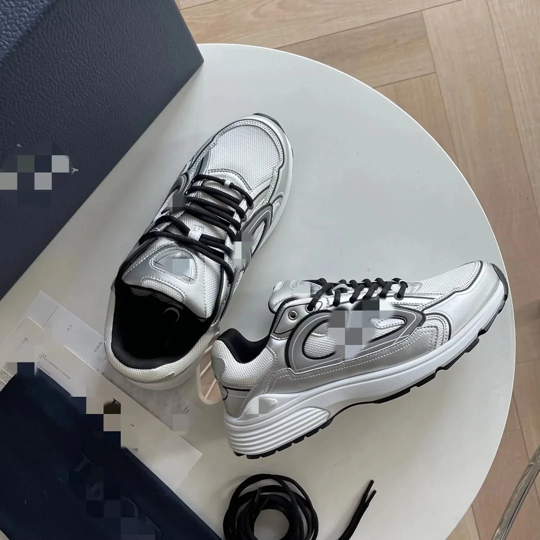 Dior B30 Beige Reflective Sneakers — QC