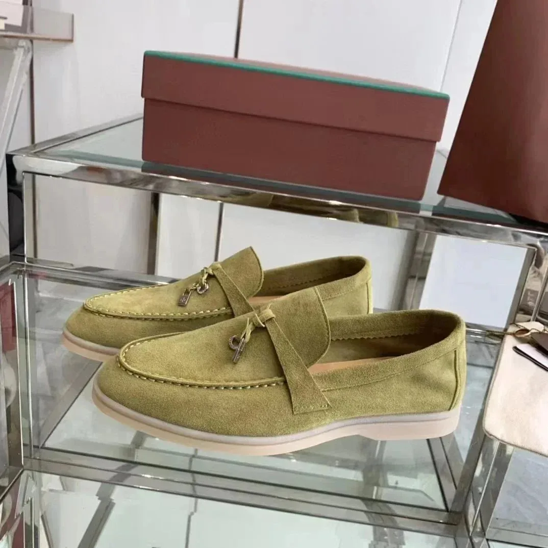 Loro Piana Summer Walk Dior B34 Beige Loafers — QC