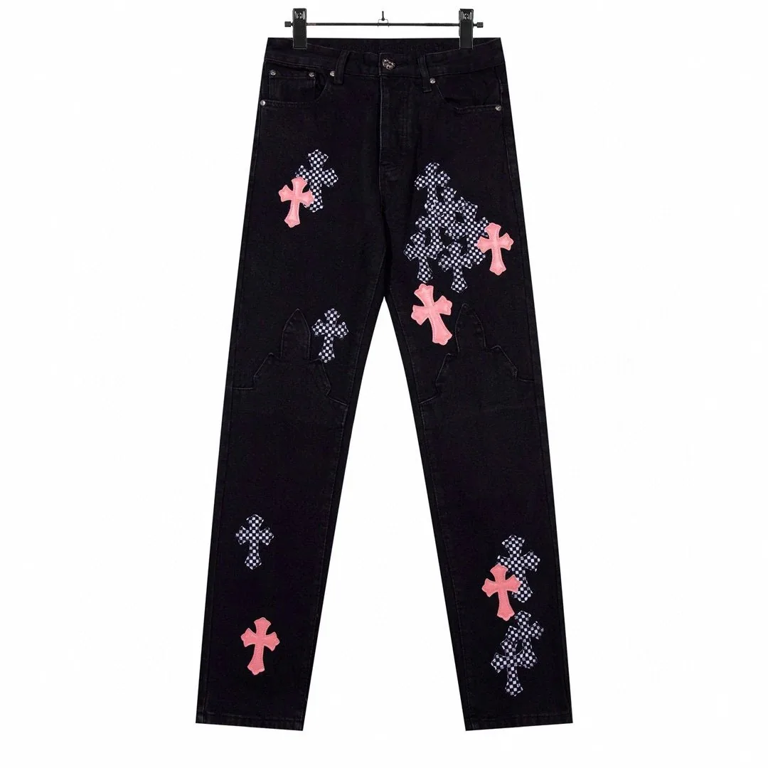 Embroidered Washed Jeans — Photo 15