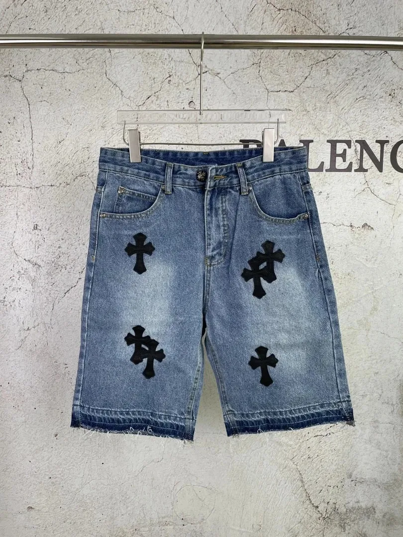 Chrome Hearts Cross Denim Shorts Collection — QC