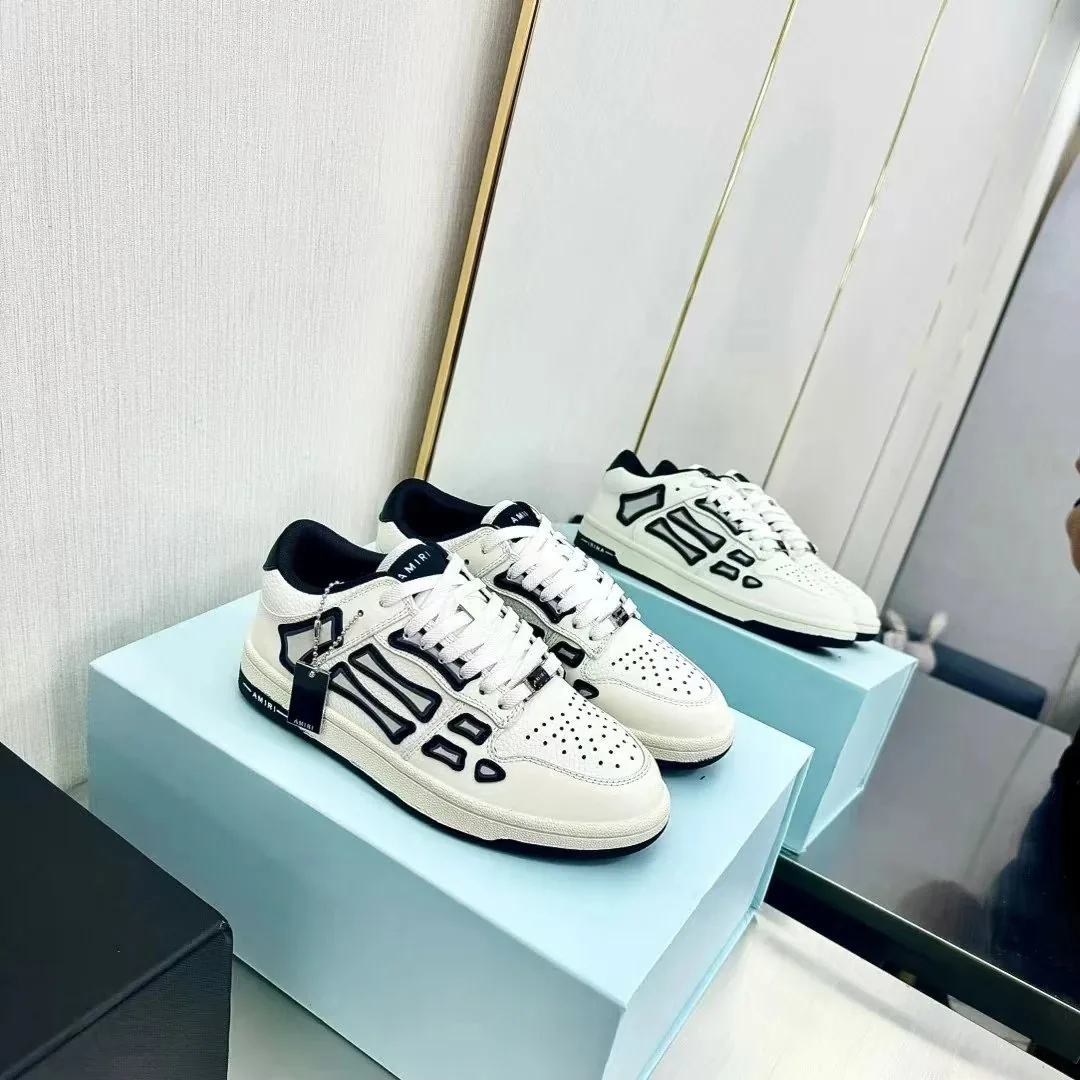Amiri Skel-Top Low White Beige Skel Top Sneaker — photo 7