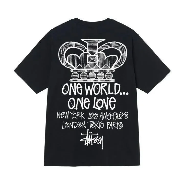 Stussy Black Short-Sleeve T-Shirt — photo 12