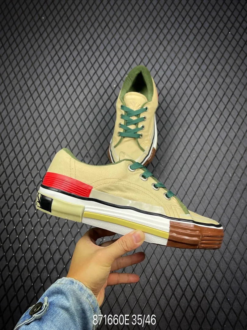 Lanvin Blue Suede Canvas Shoes — Photo 10
