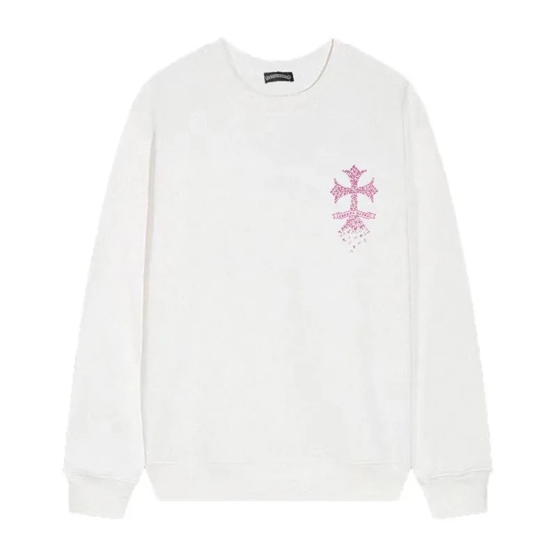 Cross Print Crewneck Sweatshirt — Photo 9