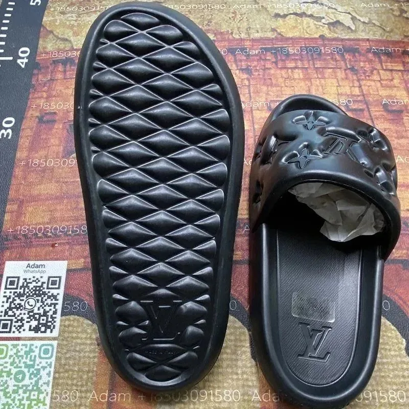 Louis Vuitton Black Slip-On Loafers — Photo 4