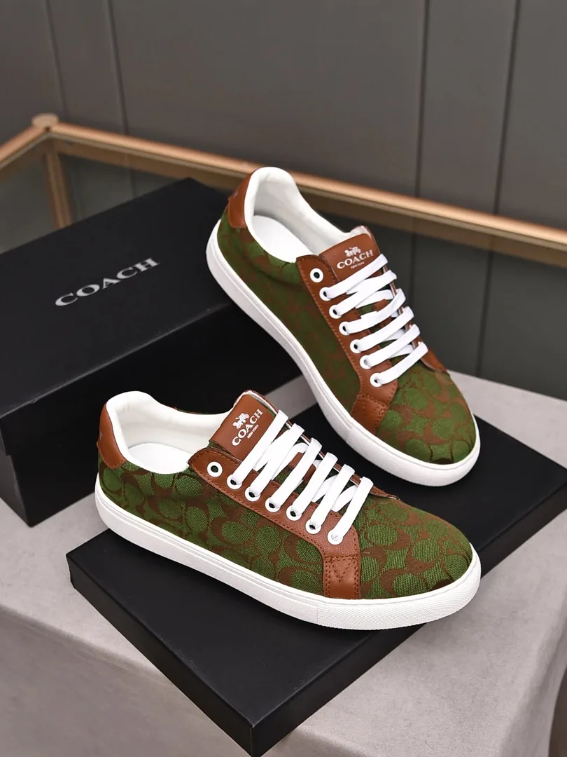 Coach Low-Top Lace-Up Sneakers — Photo 9