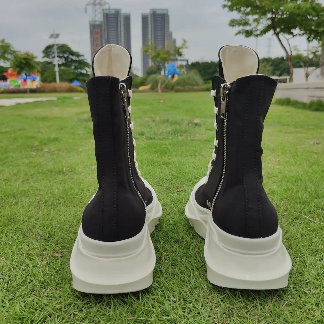 Rick Owens DRKSHDW Ramones High Black Jumbo Laced — QC