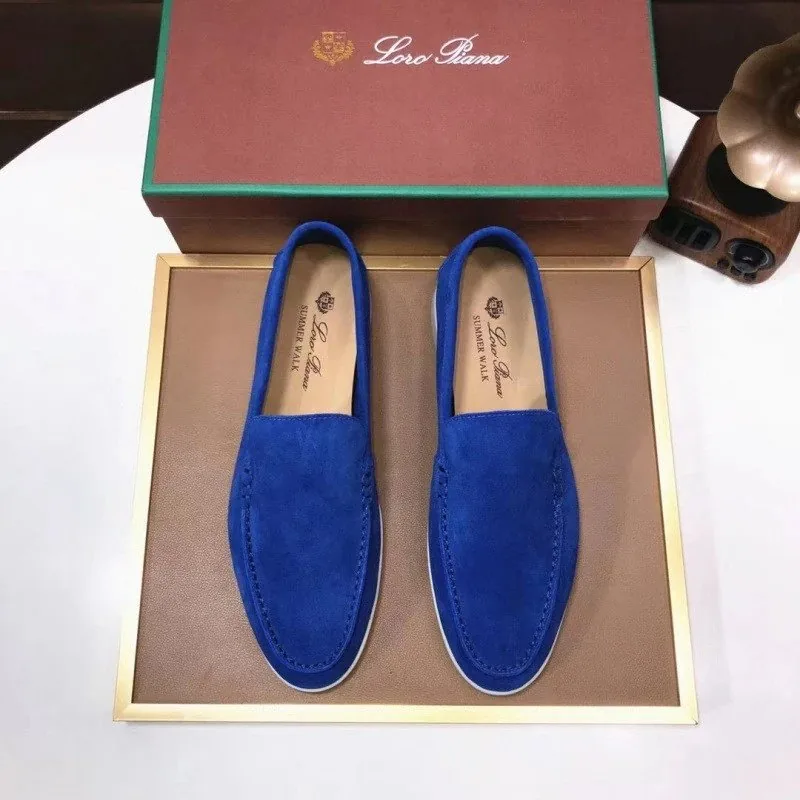Loro Piana Summer Walk Brown Loafers — Photo 6