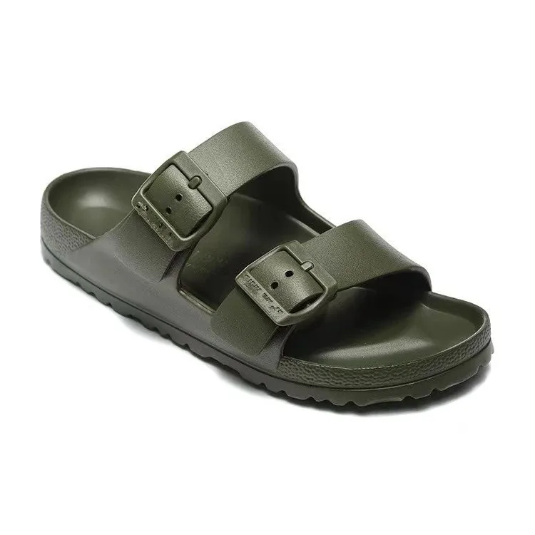 Birkenstock EVA Double-Buckle Slides — QC