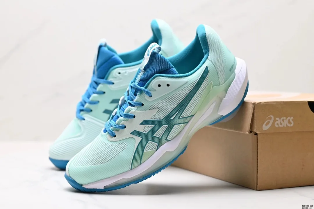 Asics Navy Breathable Trainers