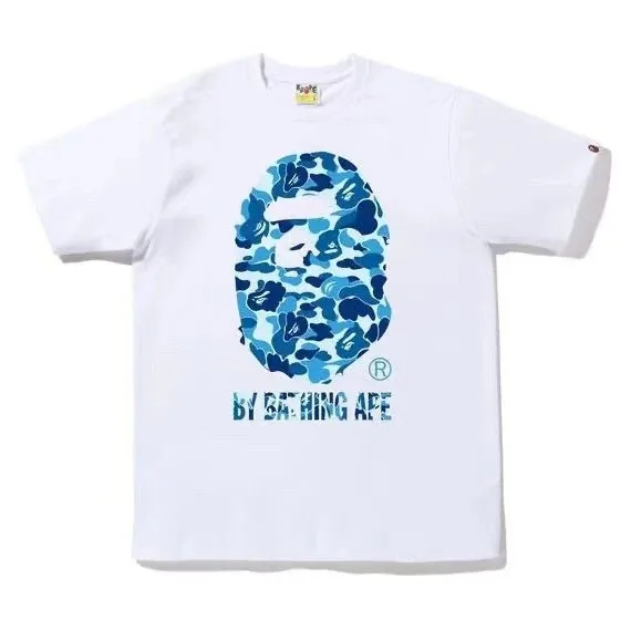 Bape Camo Ape Letter Print T-Shirt — Photo 11