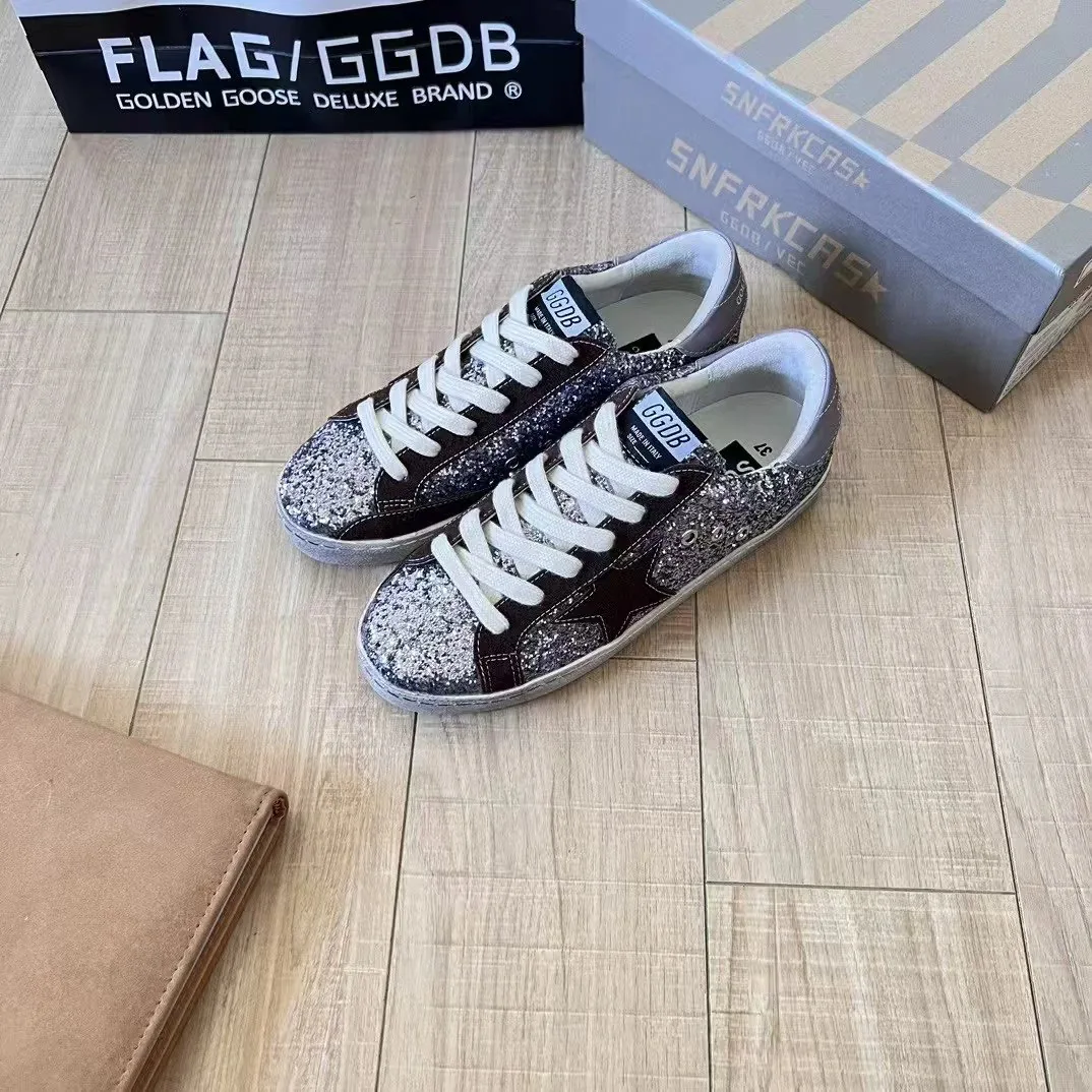 Golden Goose Super-Star White Sneakers — Photo 7
