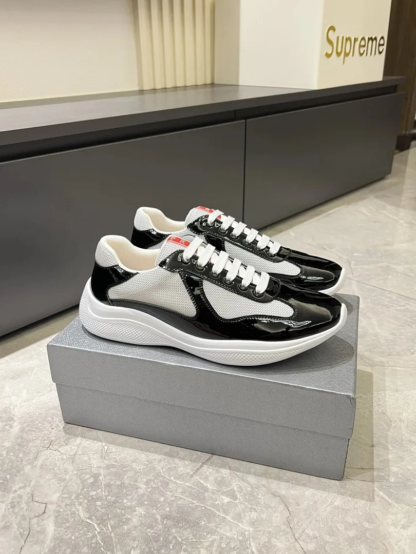 Prada America's Cup Beige Court Sneakers — photo 9