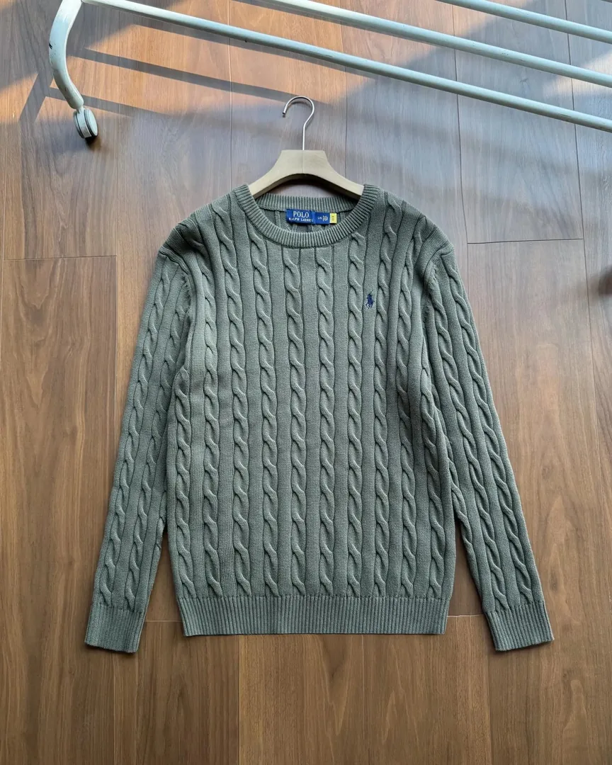Cable Knit Pullover Sweater — Photo 14